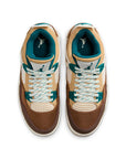 JORDAN 4 RETRO - CACAO WOW/GEODE TEAL/ALE BROWN/TWINE