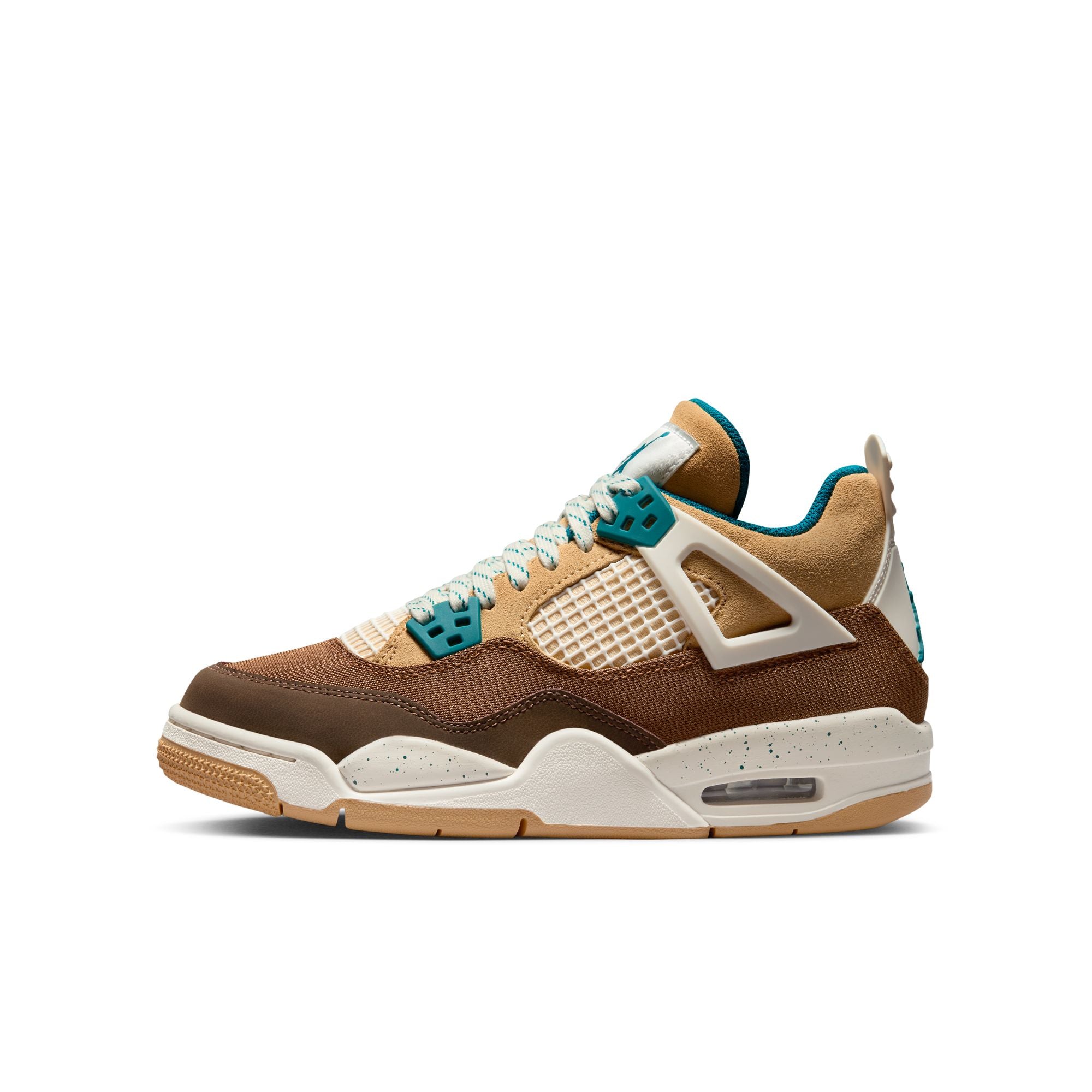 JORDAN 4 RETRO - CACAO WOW/GEODE TEAL/ALE BROWN/TWINE