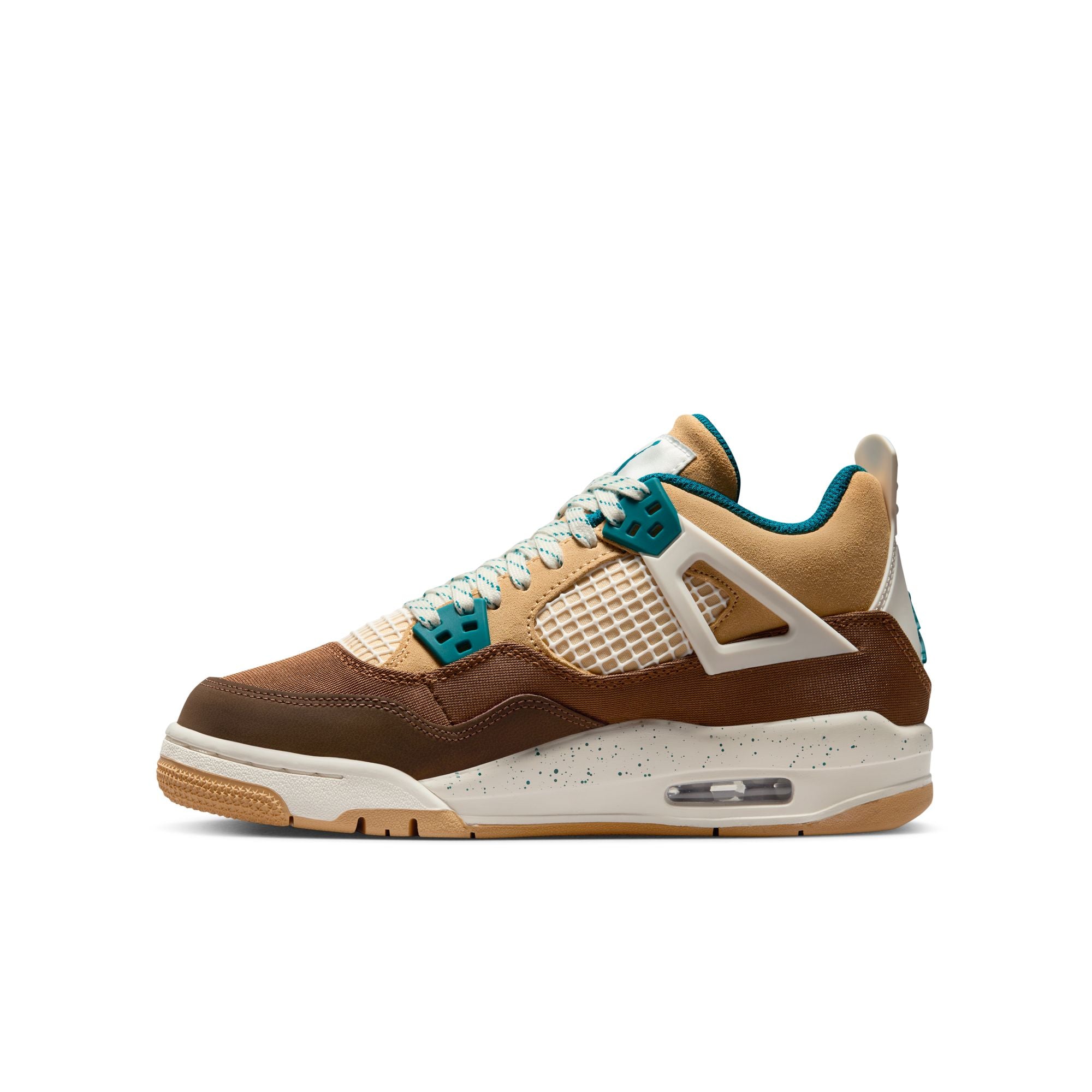 JORDAN 4 RETRO - CACAO WOW/GEODE TEAL/ALE BROWN/TWINE