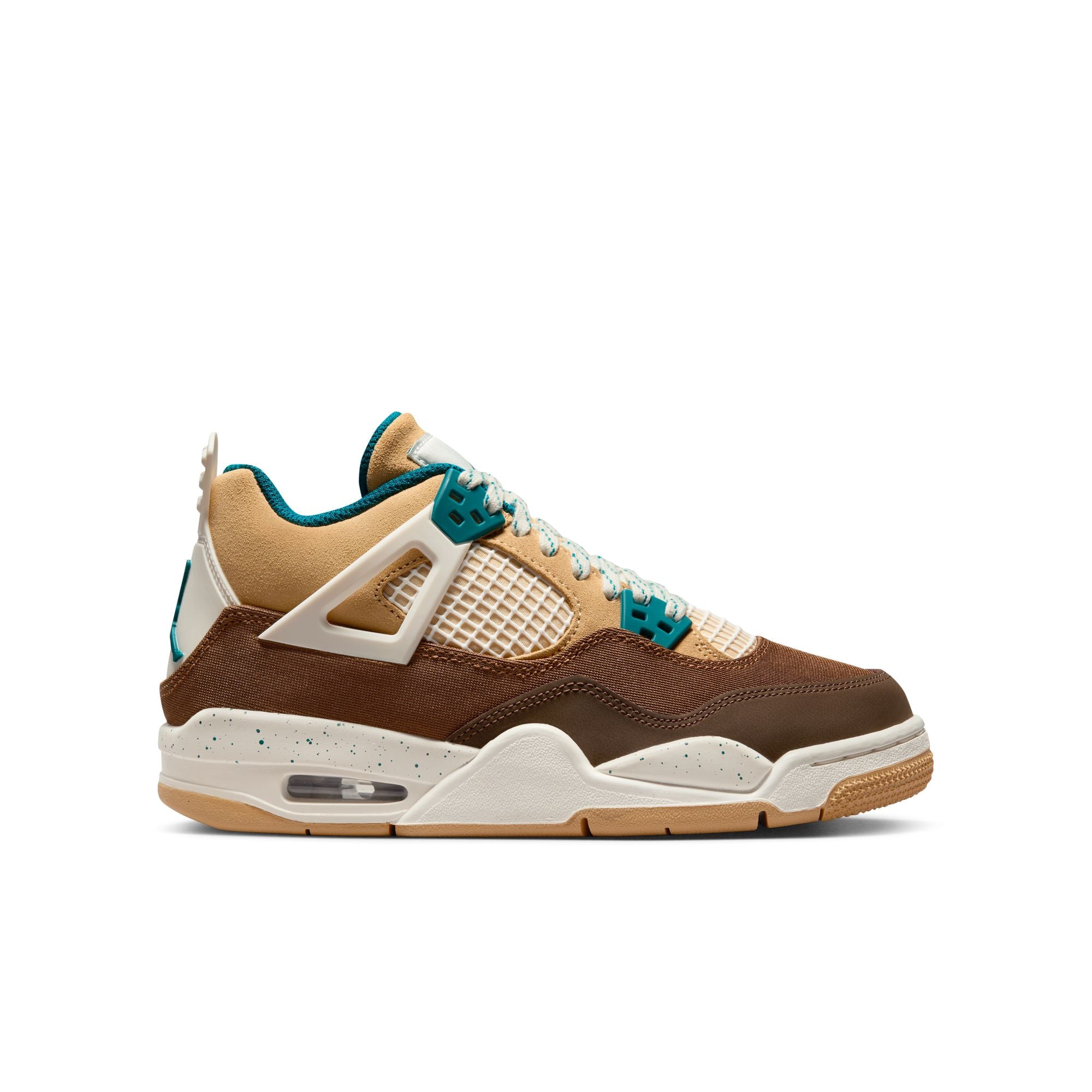 JORDAN 4 RETRO - CACAO WOW/GEODE TEAL/ALE BROWN/TWINE