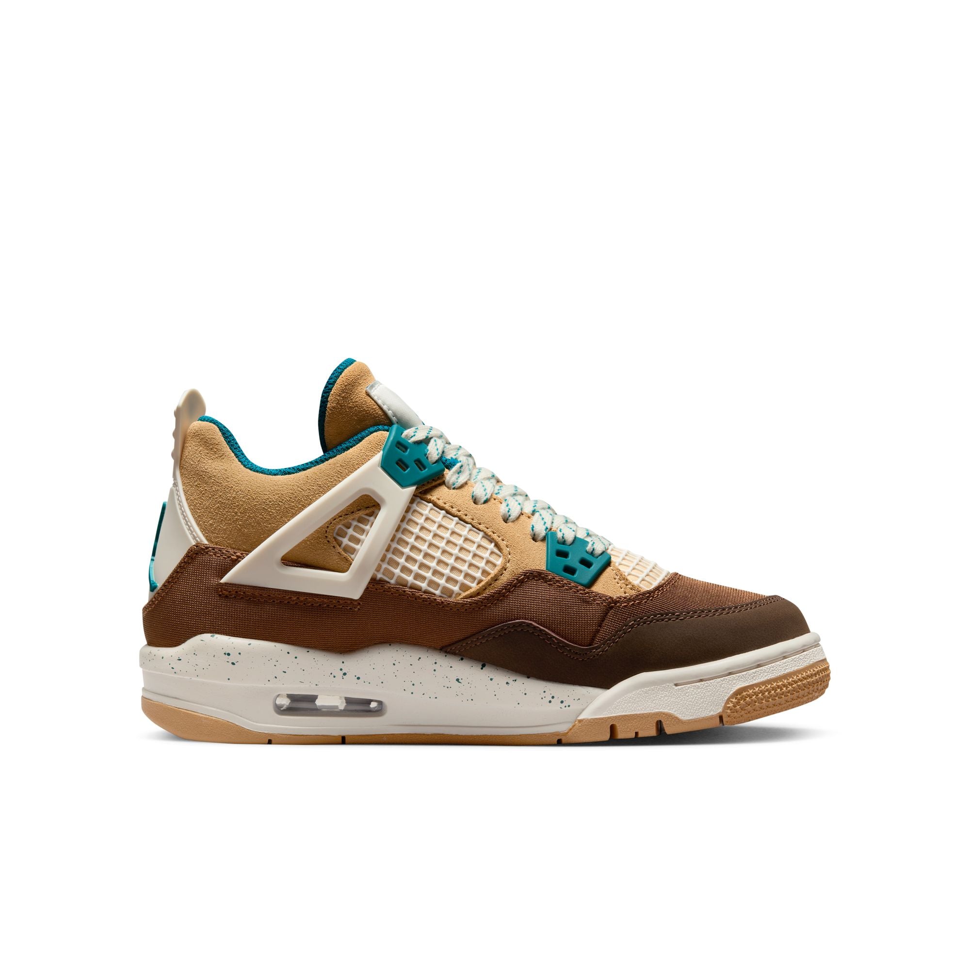 JORDAN 4 RETRO - CACAO WOW/GEODE TEAL/ALE BROWN/TWINE