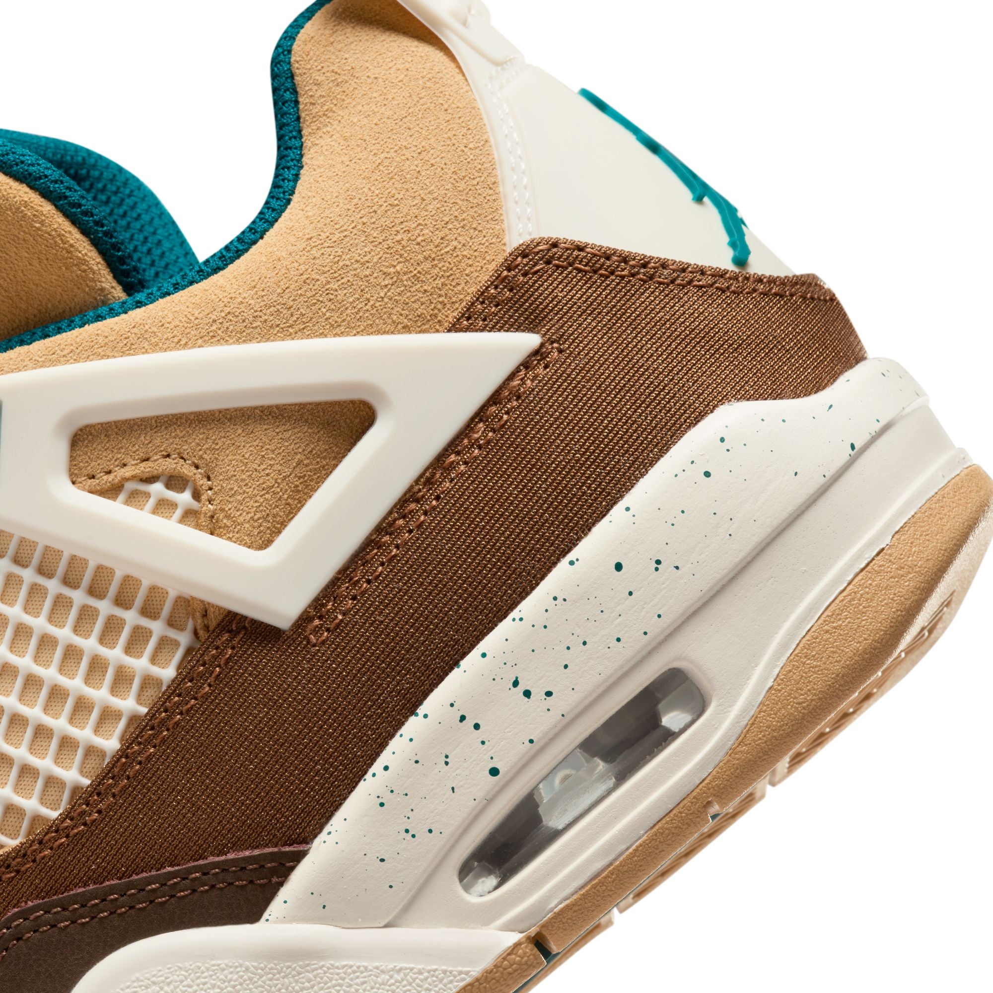 JORDAN 4 RETRO - CACAO WOW/GEODE TEAL/ALE BROWN/TWINE