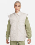 NSW ESSENTIAL VEST - LT OREWOOD BRN/SAIL