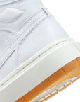 JORDAN 1 ELEVATE HIGH SE - WHITE/WHITE/SAIL/GUM LIGHT BROWN