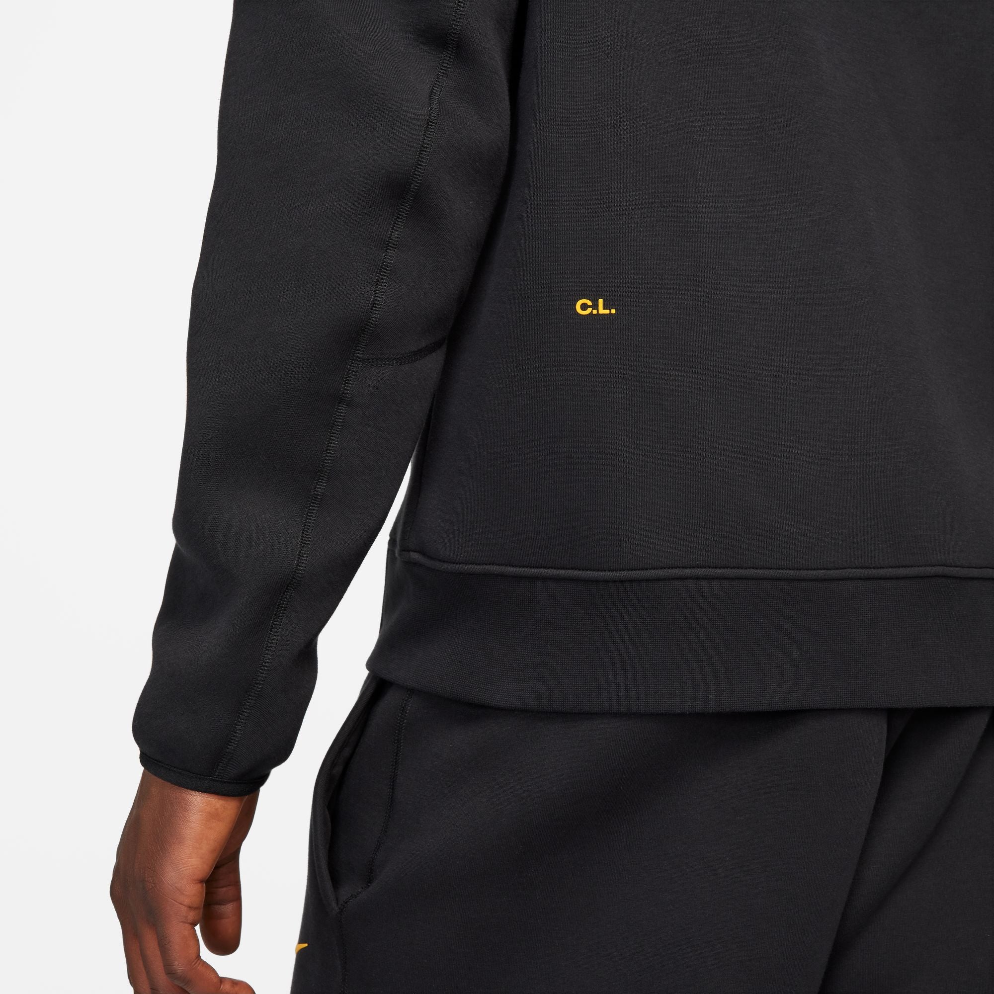 NOCTA x NIKE TECH FLEECE HOODIE - BLACK/UNIVERSITY GOLD