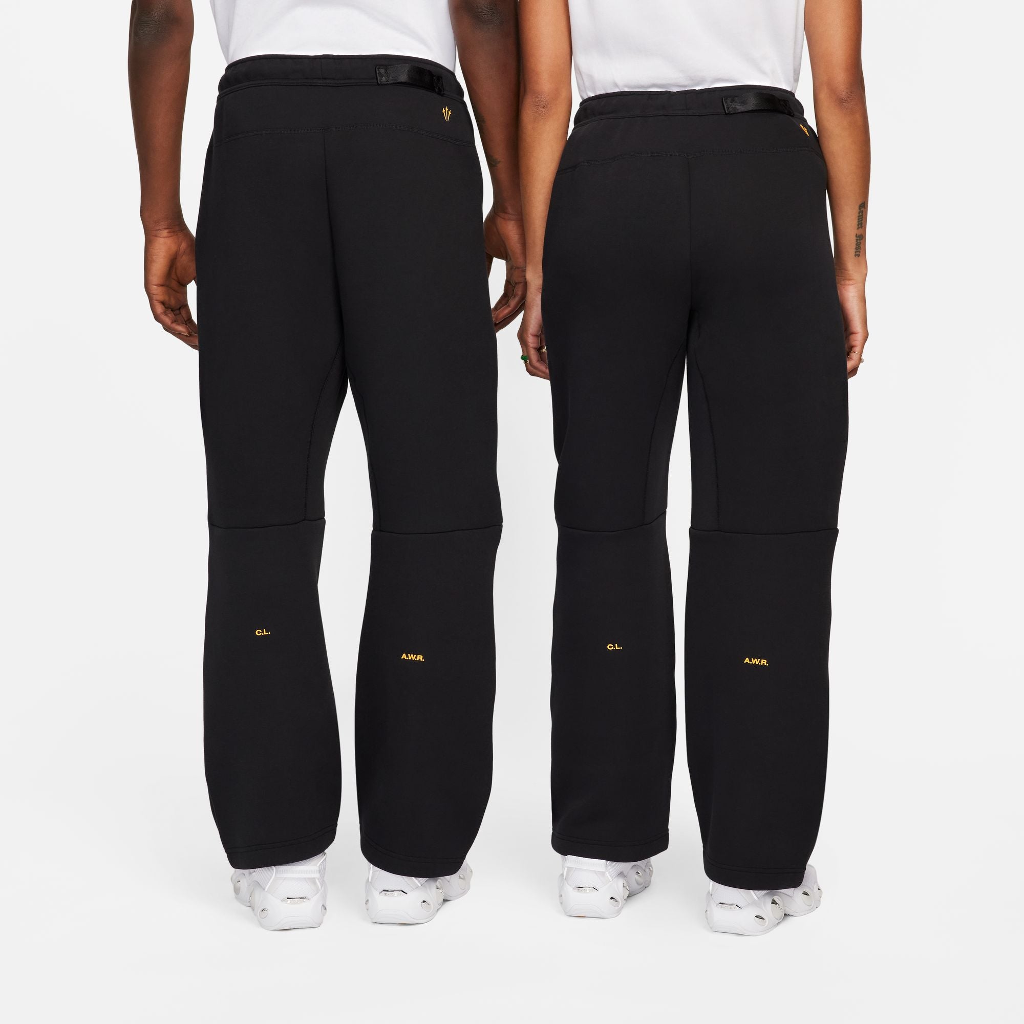 NOCTA x NIKE TECH FLEECE SWEATPANTS - BLACK/UNIVERSITY GOLD