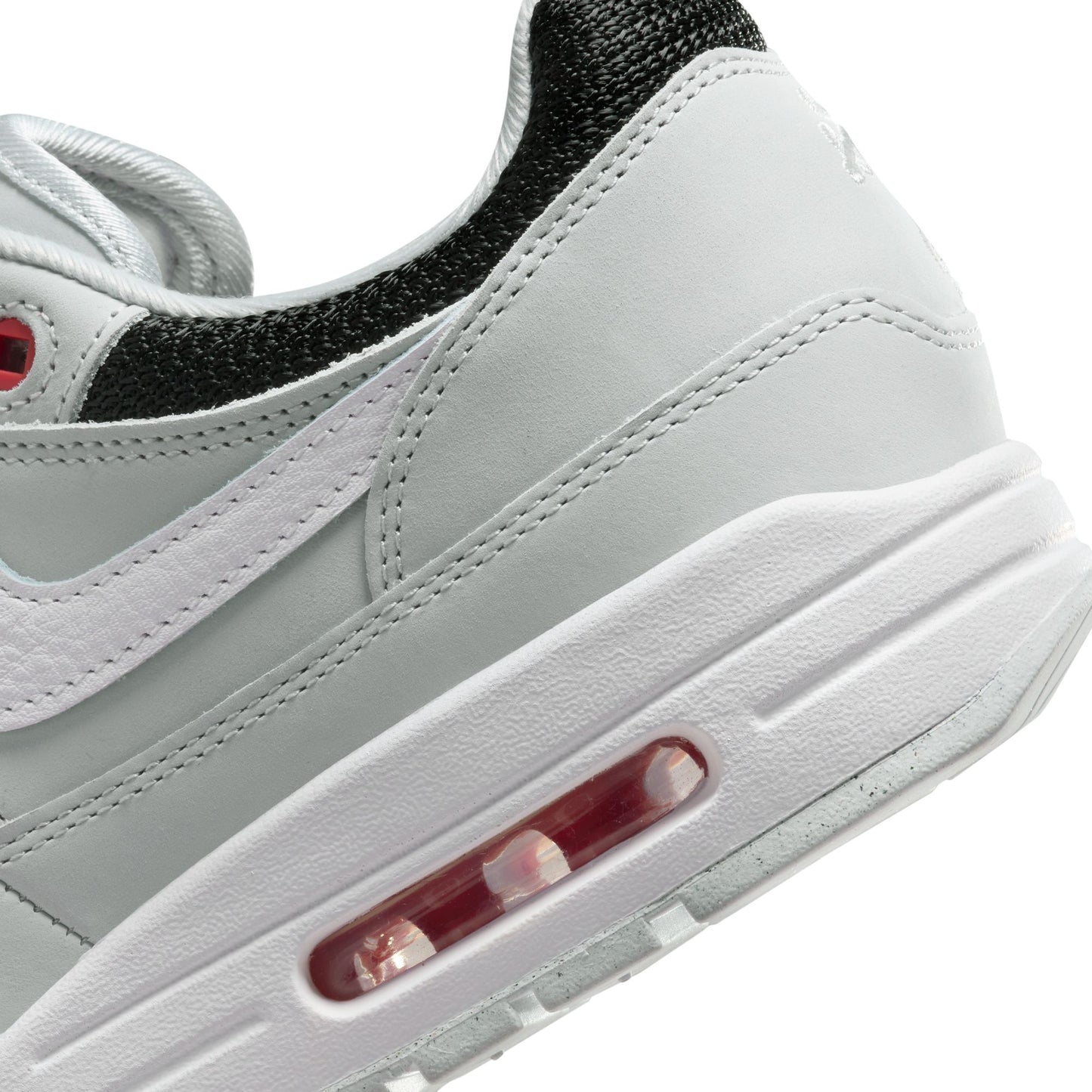 Air Max 1 PRM - 'Urawa' - PURE PLATINUM/WHITE/BLACK/SPORT RED