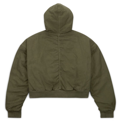 JORDAN X TRAVIS SCOTT HOODED CANVAS JACKET - CARGO KHAKI