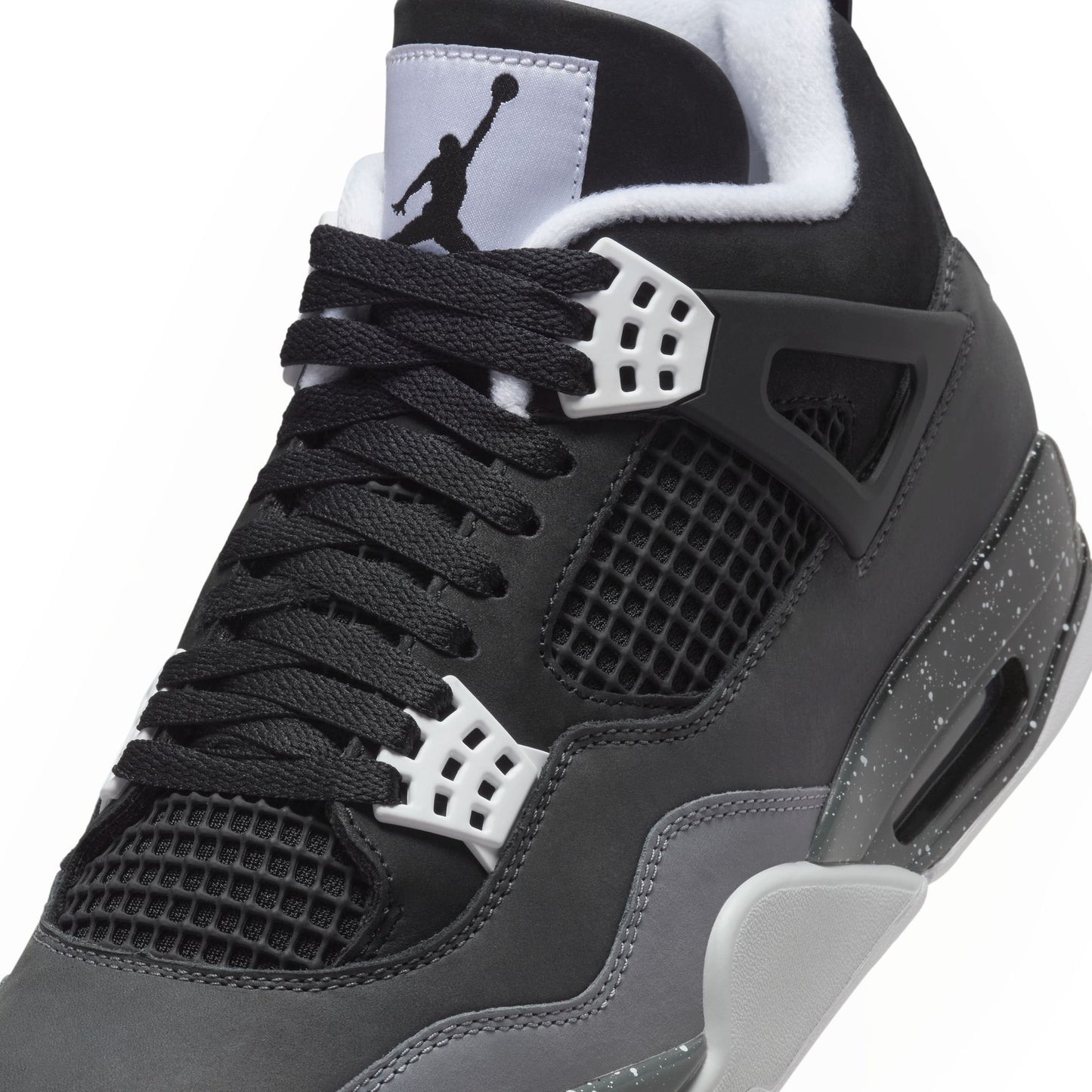 JORDAN 4 RETRO 'FEAR' - BLACK/WHITE/ANTHRACITE/BLACK