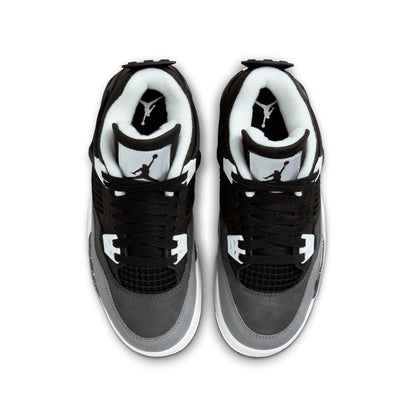 JORDAN 4 RETRO 'FEAR ' (GS) - BLACK/WHITE/ANTHRACITE/BLACK