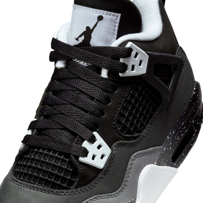 JORDAN 4 RETRO 'FEAR ' (GS) - BLACK/WHITE/ANTHRACITE/BLACK