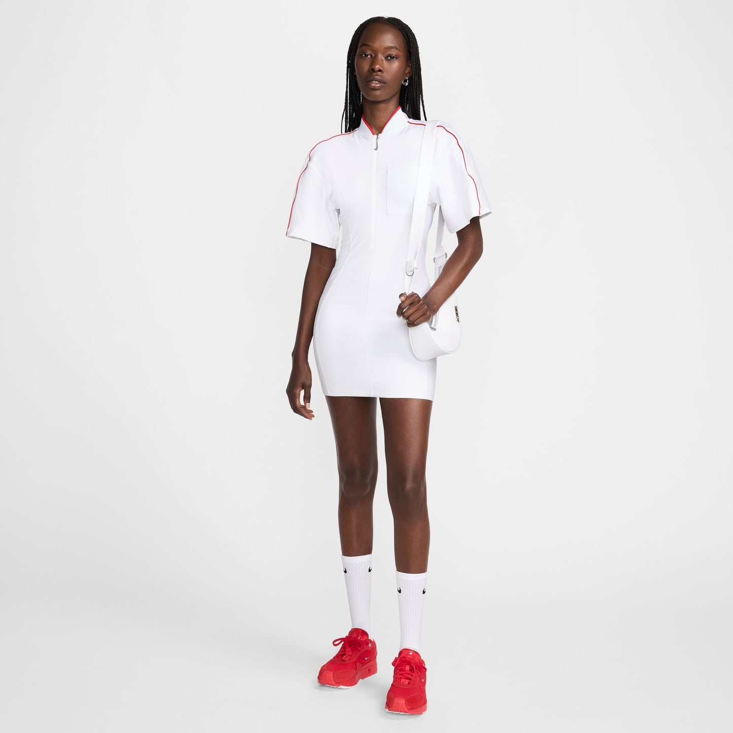 JACQUEMUS X NIKE DRESS - WHITE/UNIVERSITY RED