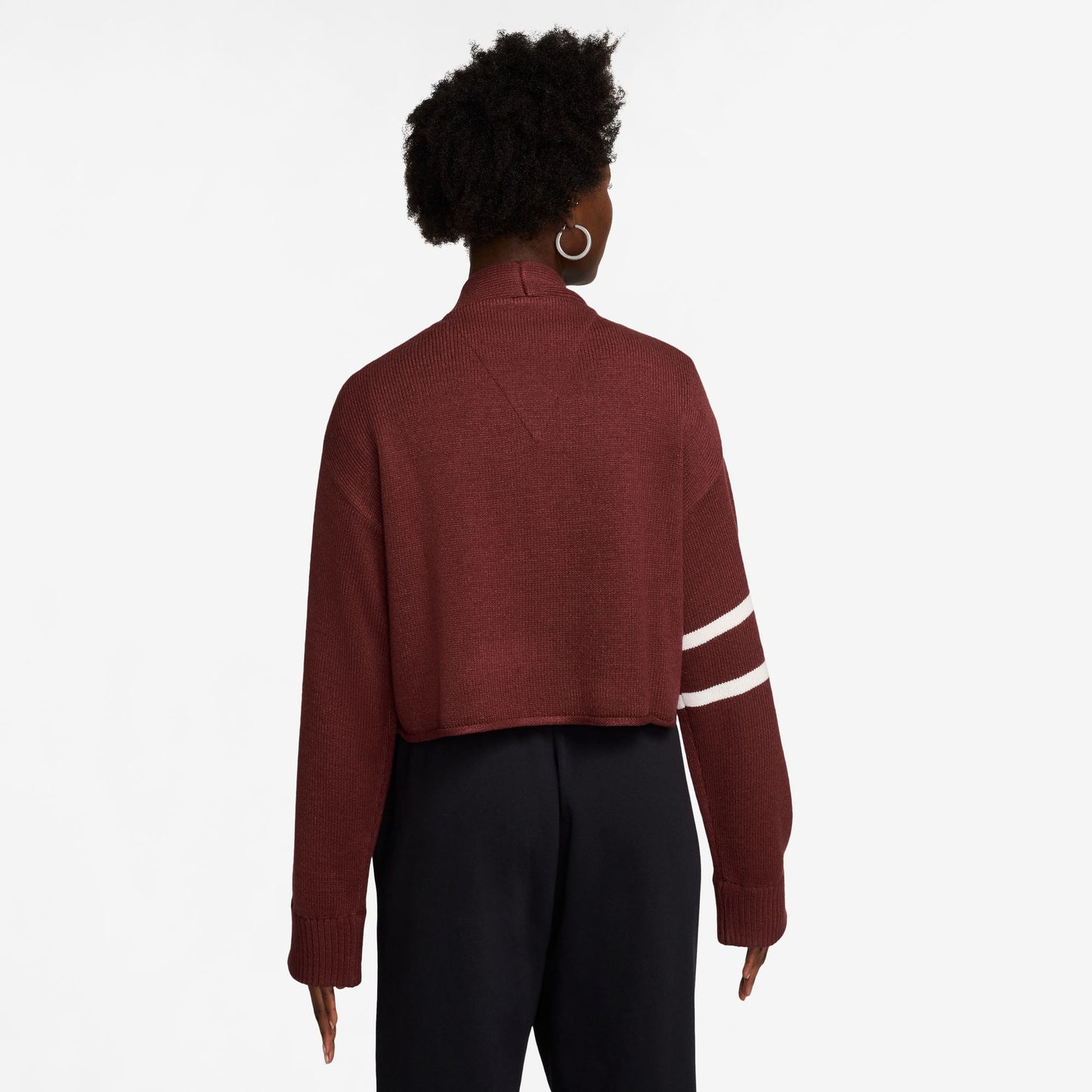 NIKE WOMEN BY YOON CARDIGAN - DARK TEAM RED/PHANTOM