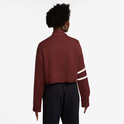 NIKE WOMEN BY YOON CARDIGAN - DARK TEAM RED/PHANTOM