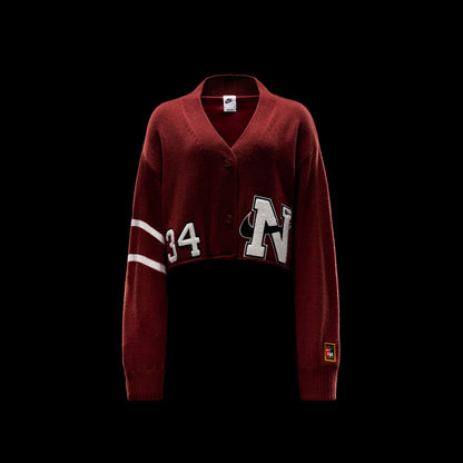 NIKE WOMEN BY YOON CARDIGAN - DARK TEAM RED/PHANTOM