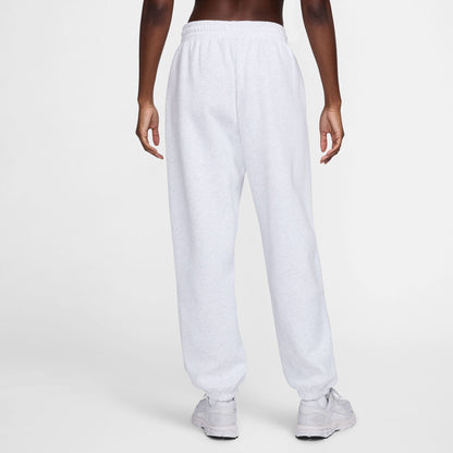 NSW PHOENIX FLEECE HIGH-WAISTED OVERSIZED SWEATPANTS - BIRCH HEATHER/BLACK