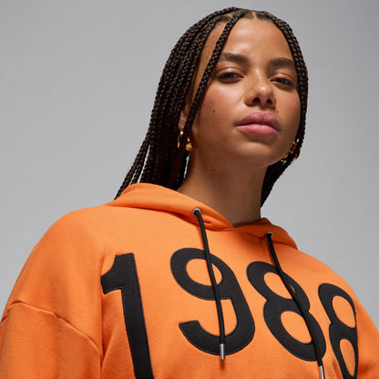 JORDAN X NINA CHANEL ABNEY FLEECE HOODIE - ALPHA ORANGE