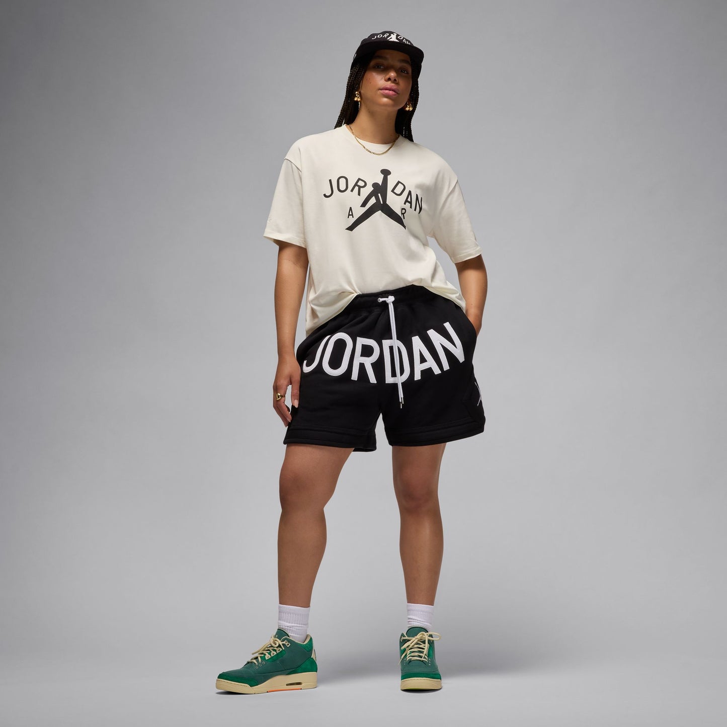 JORDAN X NINA CHANEL ABNEY T-SHIRT - SAIL