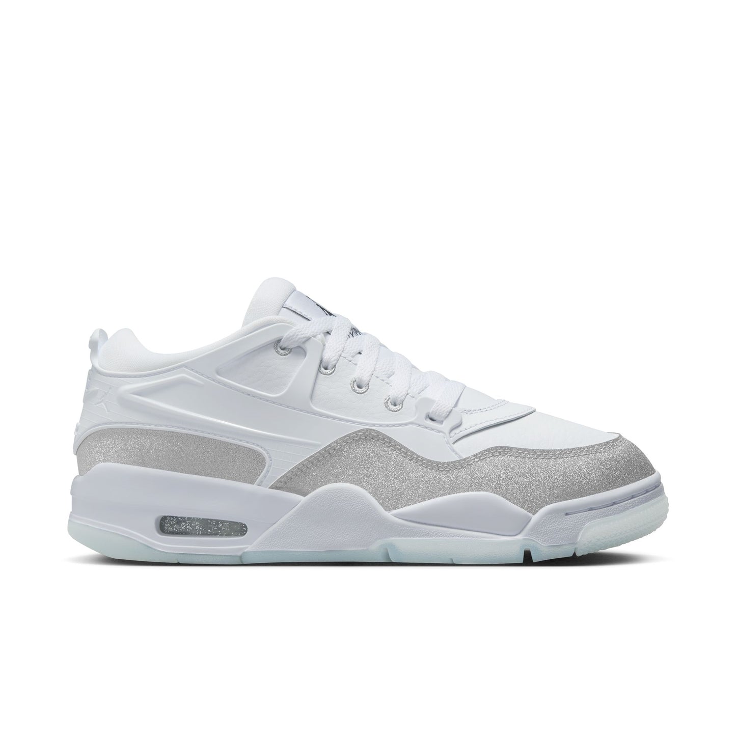 JORDAN 4 RM 'WHITE & METALLIC SILVER' - WHITE/WHITE/WHITE/METALLIC SILVER