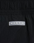 Air High-Waisted Woven Miniskirt - Black/White