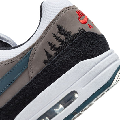 Air Max 1 PRM - 'Treeline' - White/Slate Blue/Black/Soft Grey