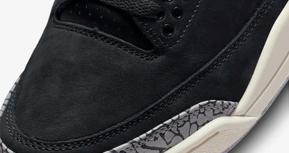 JORDAN 3 RETRO 'OFF NOIR' - OFF NOIR/BLACK-SAIL/CEMENT GREY