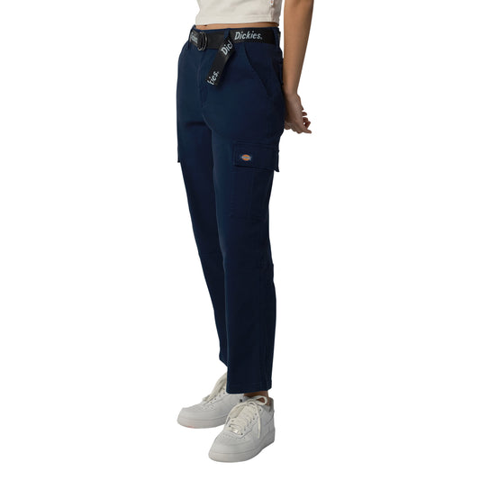 Cropped Cargo Pants - Ink Navy