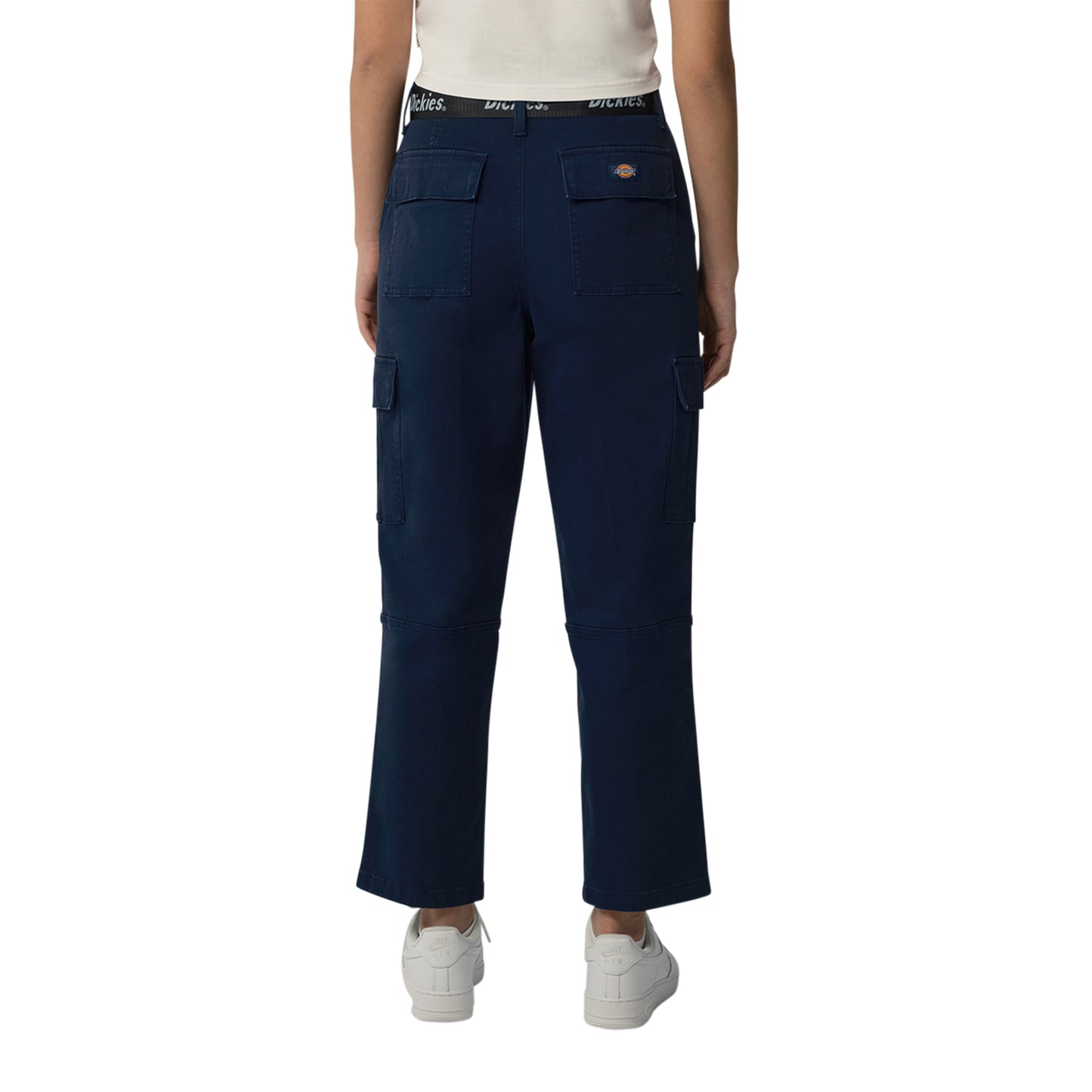 Cropped Cargo Pants - Ink Navy