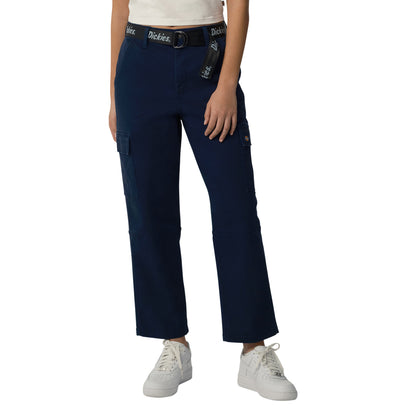 Cropped Cargo Pants - Ink Navy