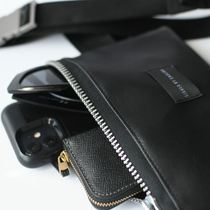 RECTANGLE BELT BAG - BLACK