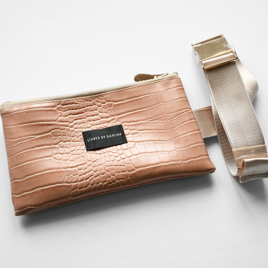 RECTANGLE BELT BAG - BEIGE