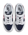 Dunk Low PRM - 'Houston Comets Four-Peat' - White/University Red/Obsidian/Wolf Grey