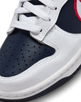 Dunk Low PRM - 'Houston Comets Four-Peat' - White/University Red/Obsidian/Wolf Grey
