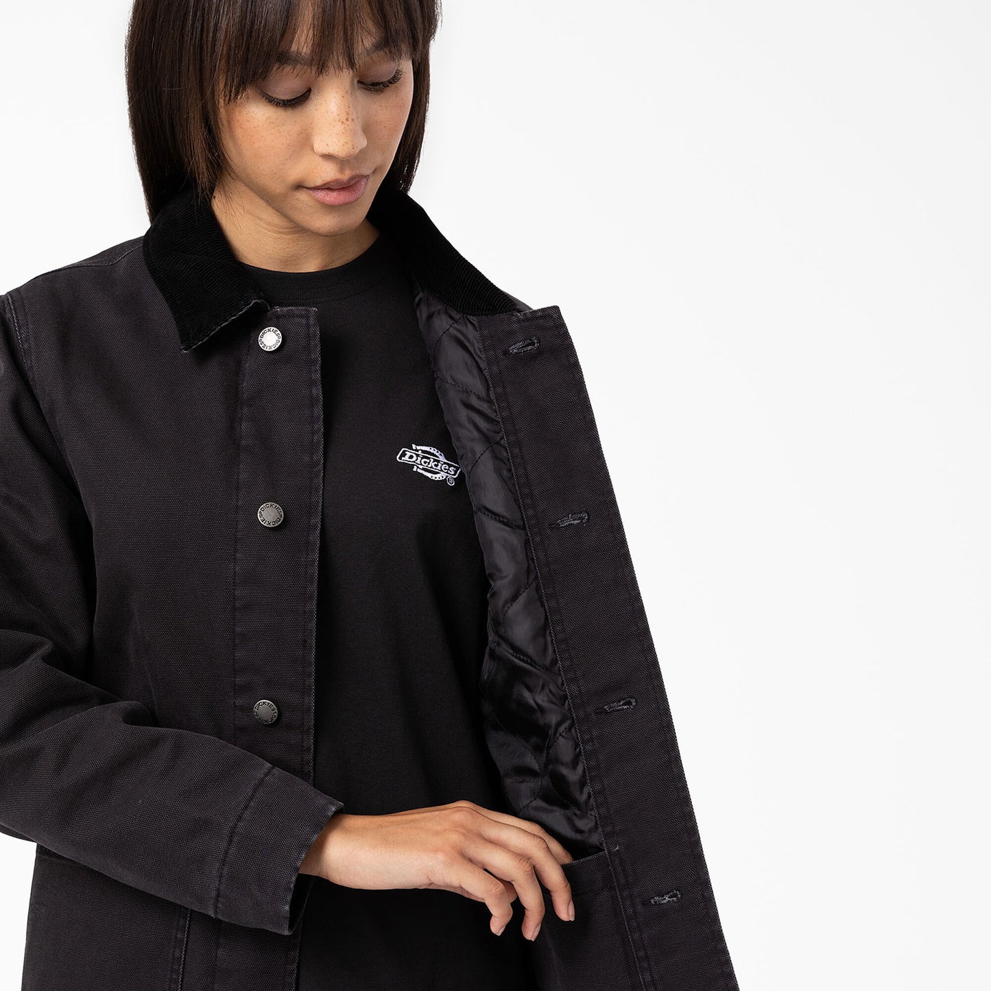 Duck Canvas Chore Coat - Black