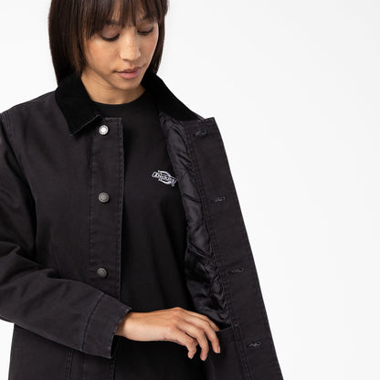 Duck Canvas Chore Coat - Black