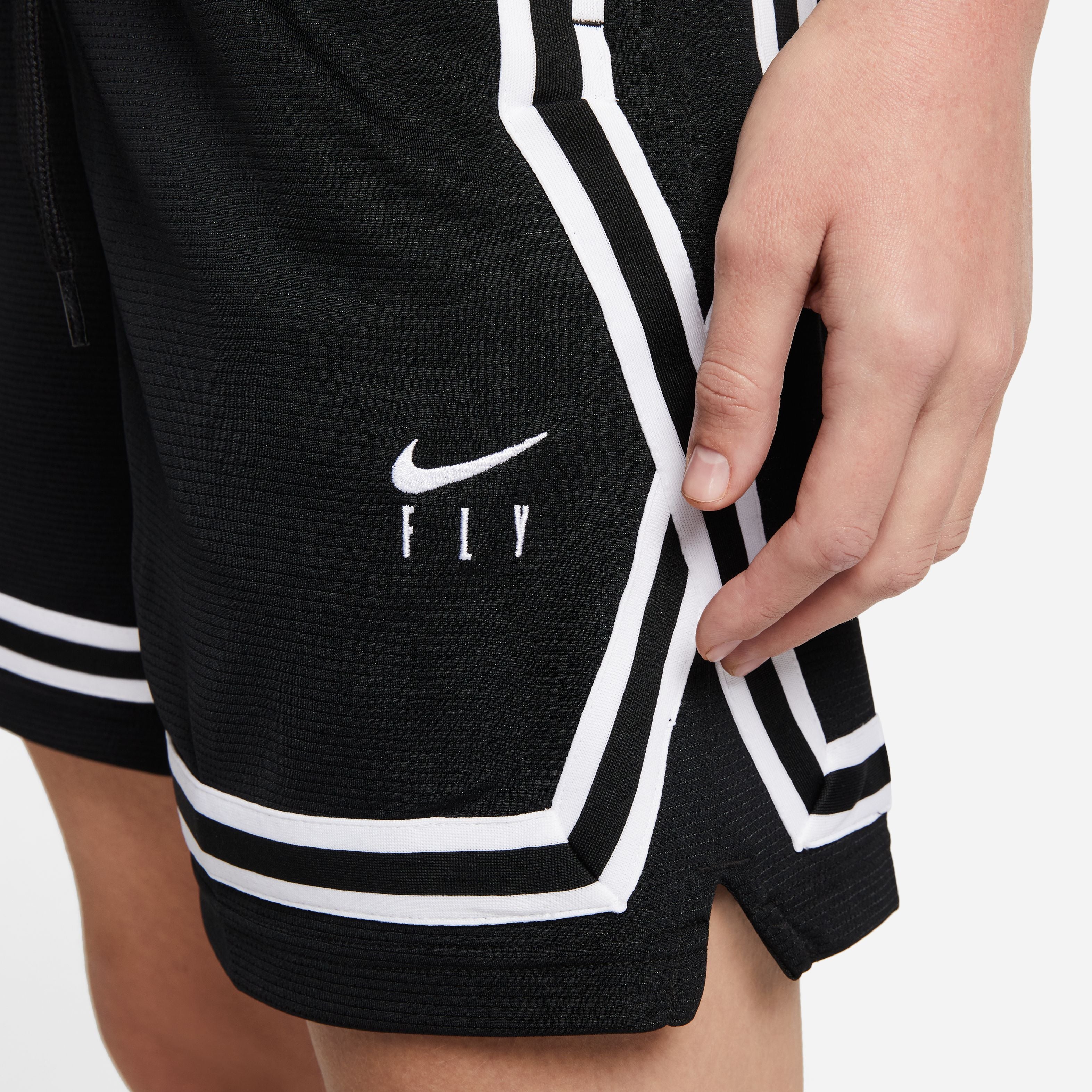 Fly Crossover Basketball Shorts - Black/White