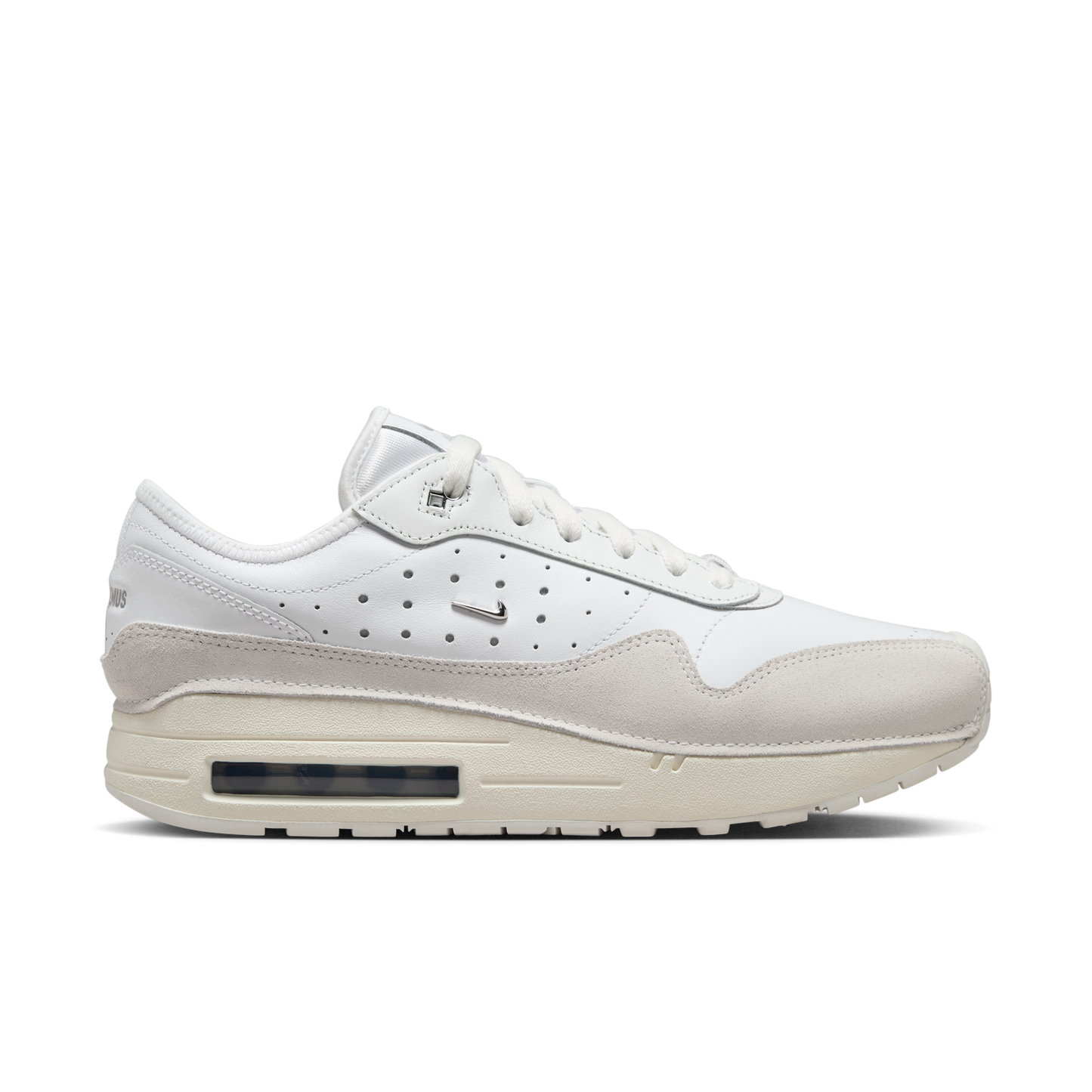 JACQUEMUS X NIKE AIR MAX 1 SP 'SUMMIT WHITE' - SUMMIT WHITE/METALLIC SILVER/SAIL