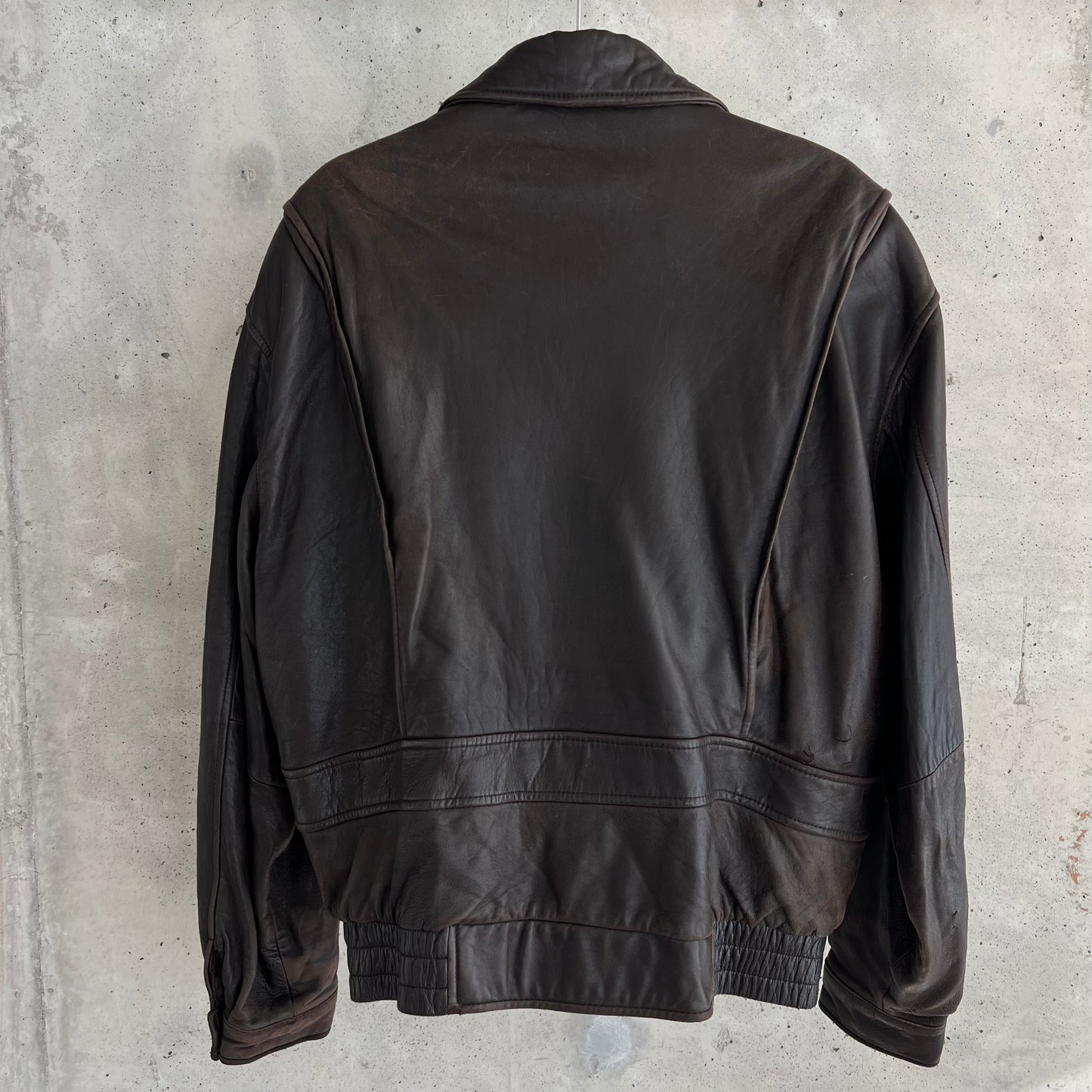 vintage danier leather bomber jacket