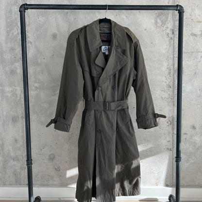 vintage lined trench coat