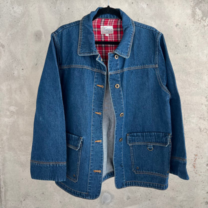 vintage denim shirt jacket