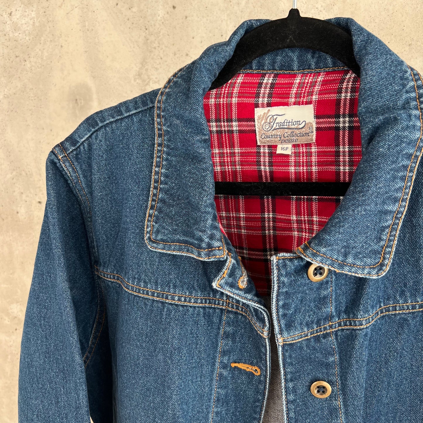 vintage denim shirt jacket