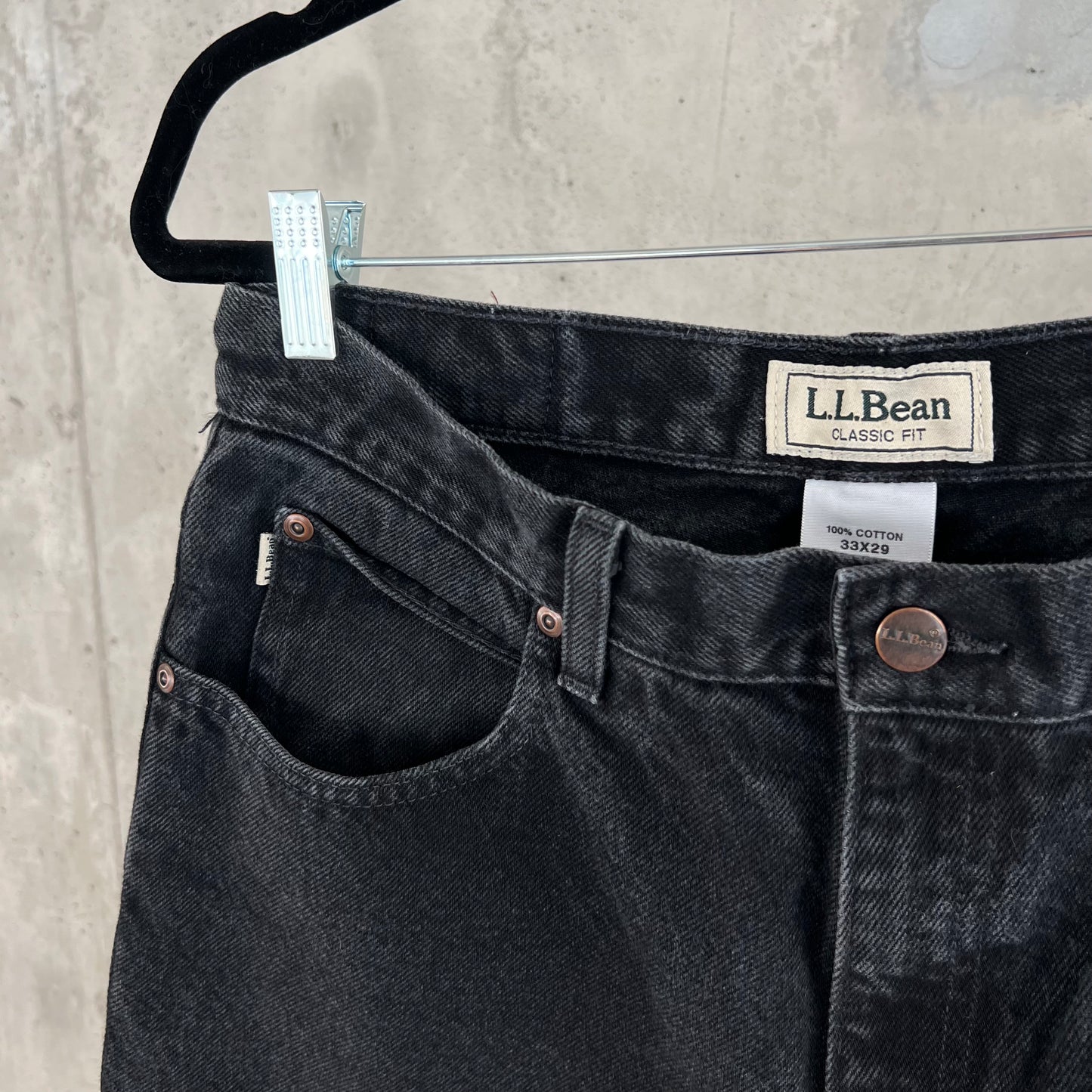 vintage LL bean class denim