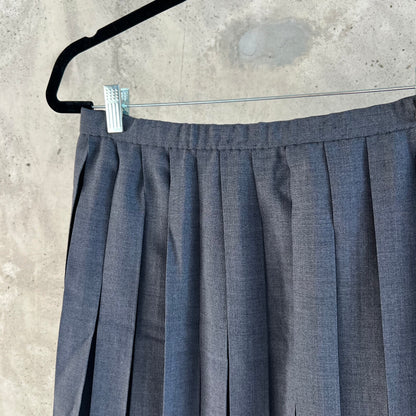 vintage pleated longline skirt