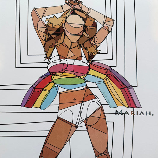 'RAINBOW' ART PRINT