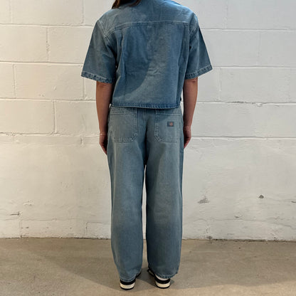DENIM WORK SHIRT - LIGHT WASH
