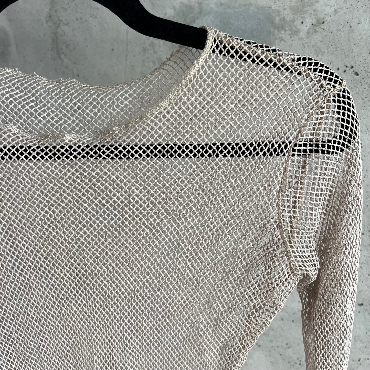 vintage mesh knit longsleeve