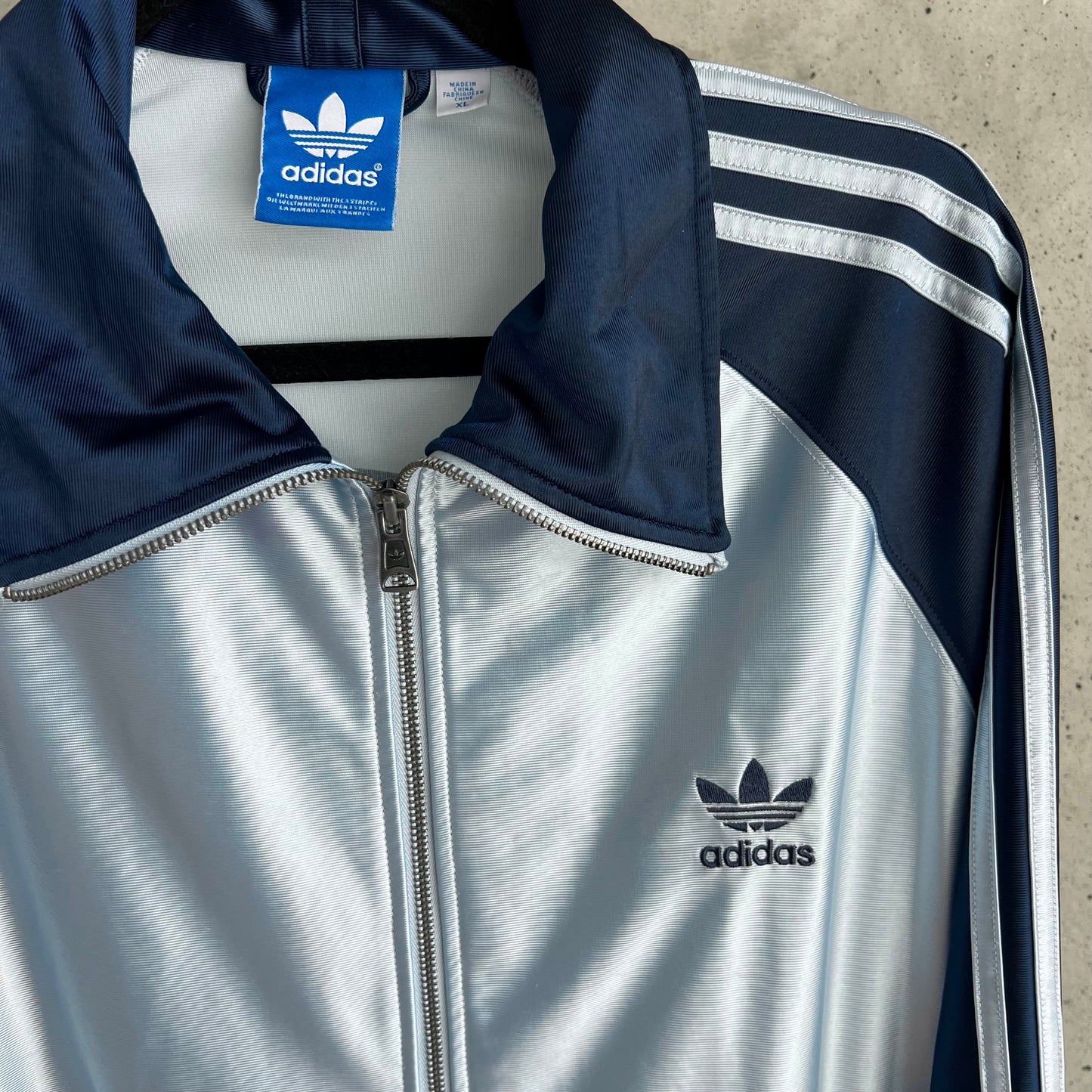 vintage adidas vespa servizio zip up