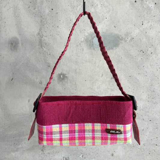 vintage plaid purse