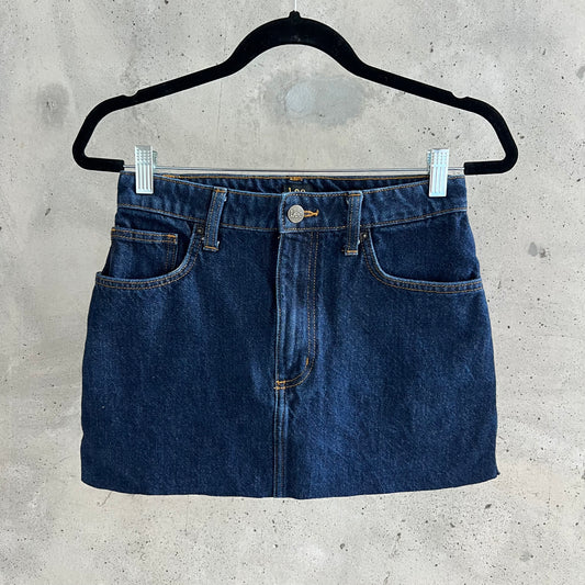 vintage lee denim mini skirt