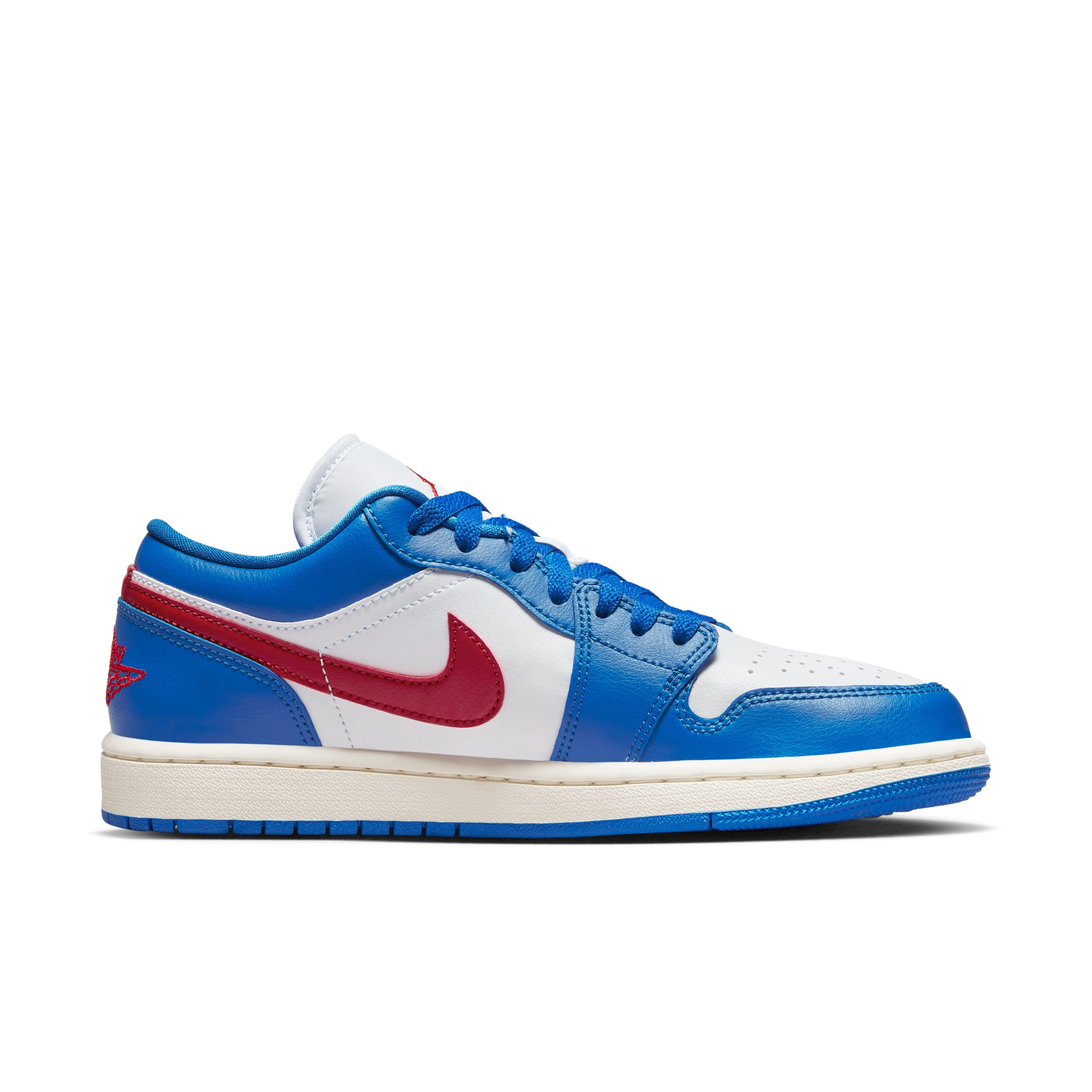 Jordan 1 Low - Sport Blue/Gym Red/White/Sail